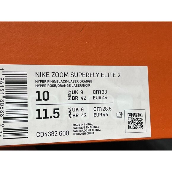 Nike Zoom Superfly Elite 2 | Track Spikes | Hyper Pink | CD4382-600 - Picture 9 of 10